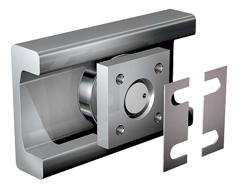 Flange plates square for Combined Bearings an Radial Bearings